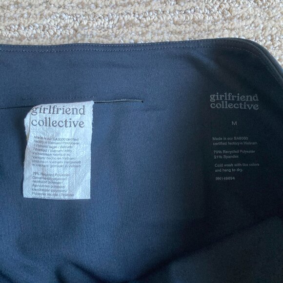 Girlfriend Collective Compressive High-Waisted Leggings in Black, Size M | EUC - Picture 3 of 5